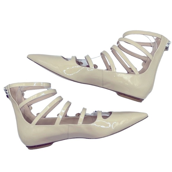 FENDI Flowerpower Patent Leather Ballet Flats Size 39EU 9US - Picture 4 of 16